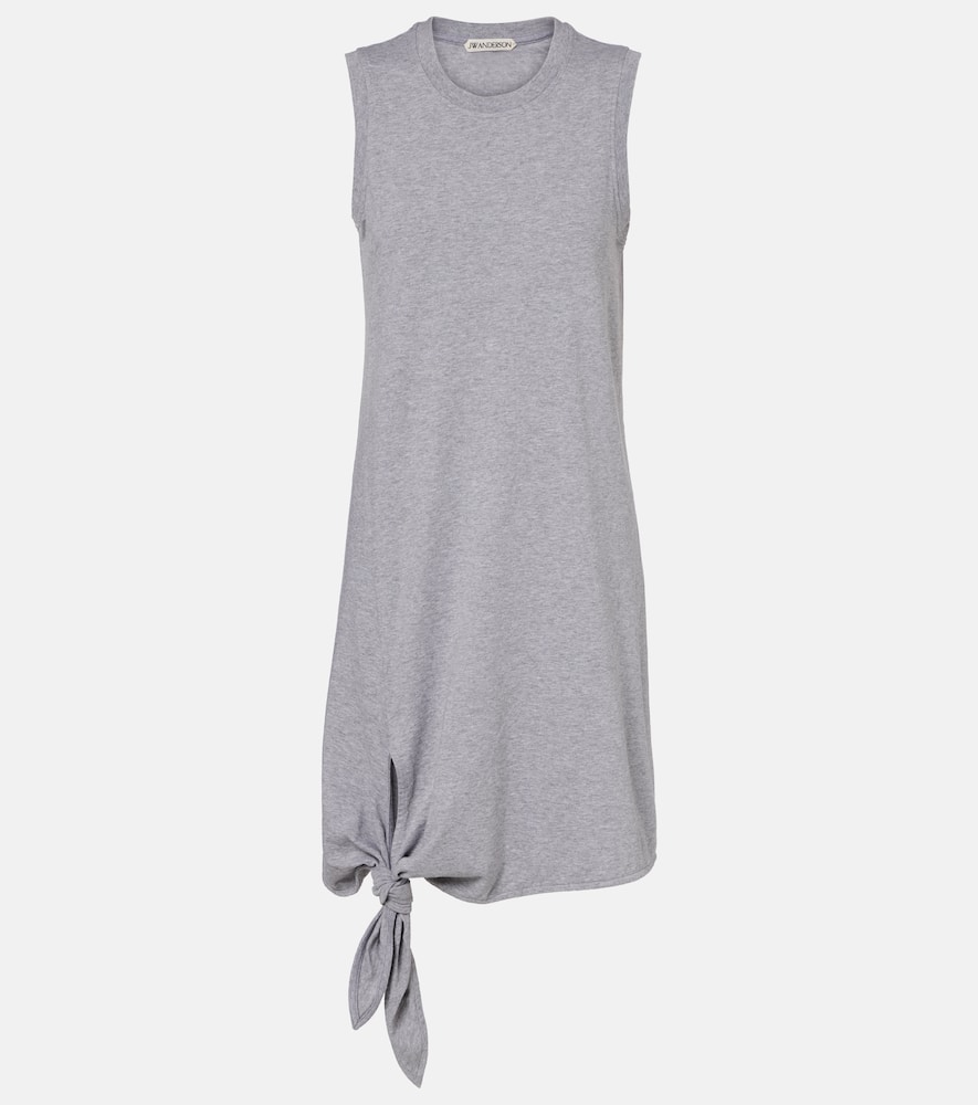 Cotton jersey midi dress