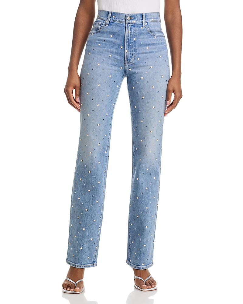 Dylan High Rise Straight Jeans in Amethyst Forest