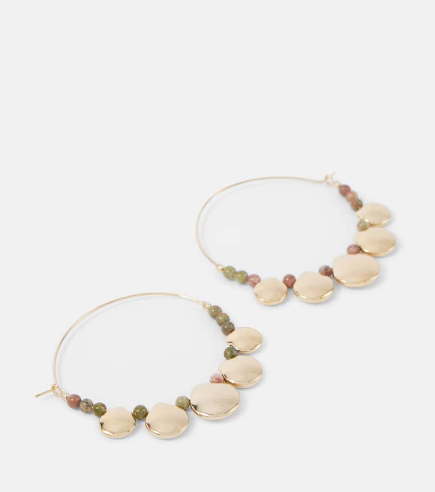 Isabel Marant Adriel beaded hoop earrings