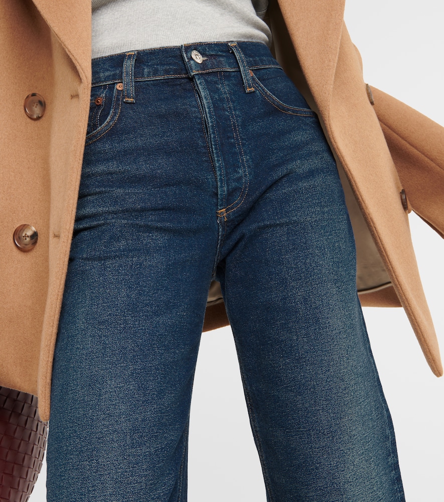 Florence high-rise wide-leg jeans