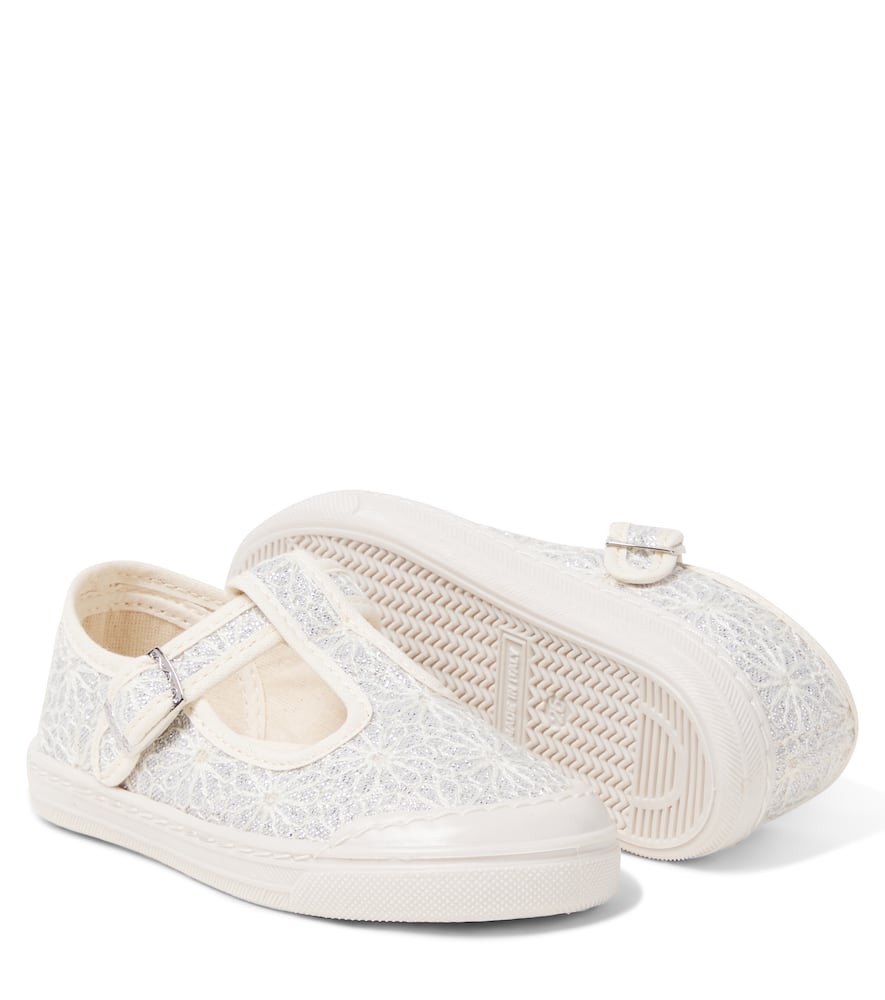 PèPè Embroidered slip-on shoes