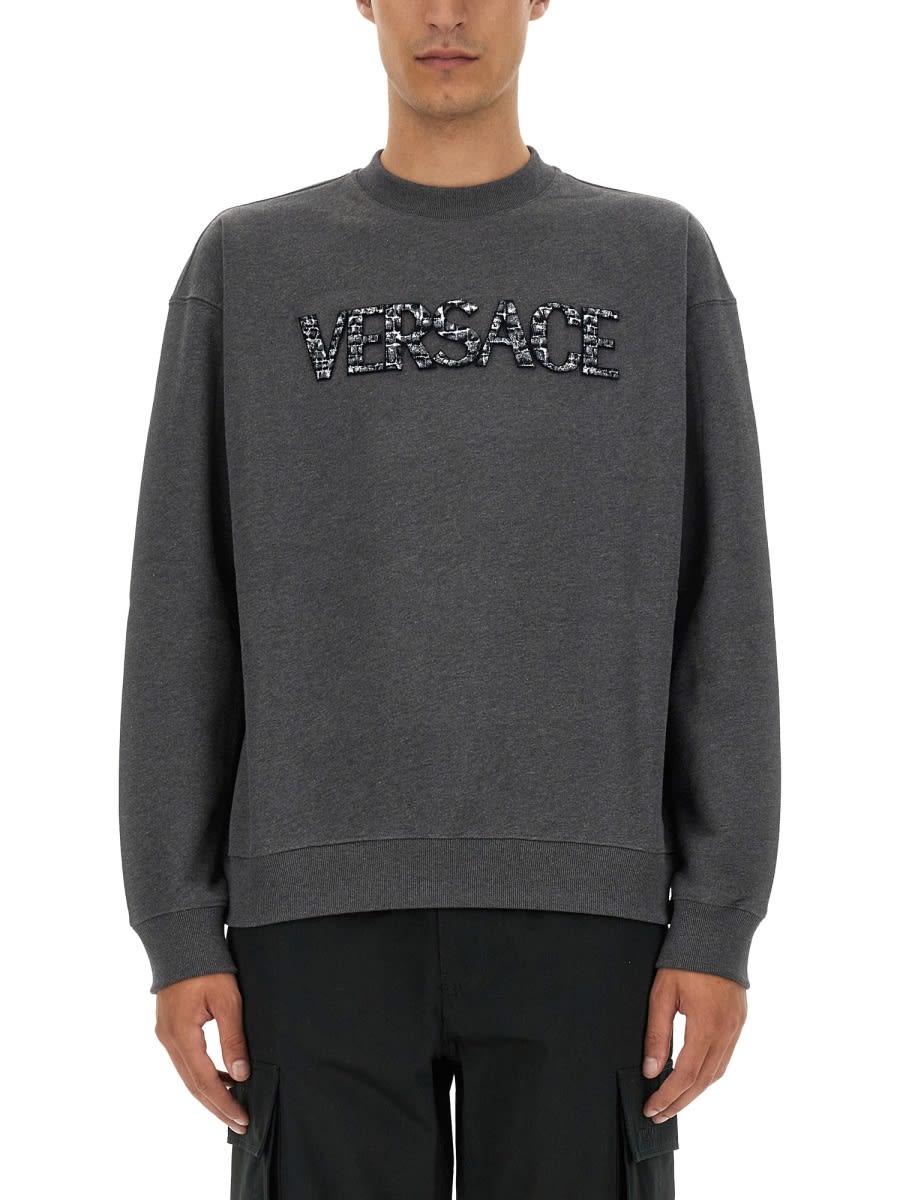 Sweatshirt With Crocodile Logo