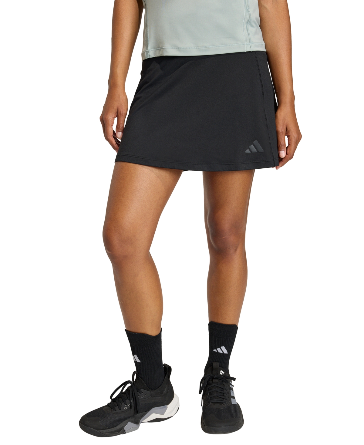 Women's Optime Workout Skirts - Black/Carbon