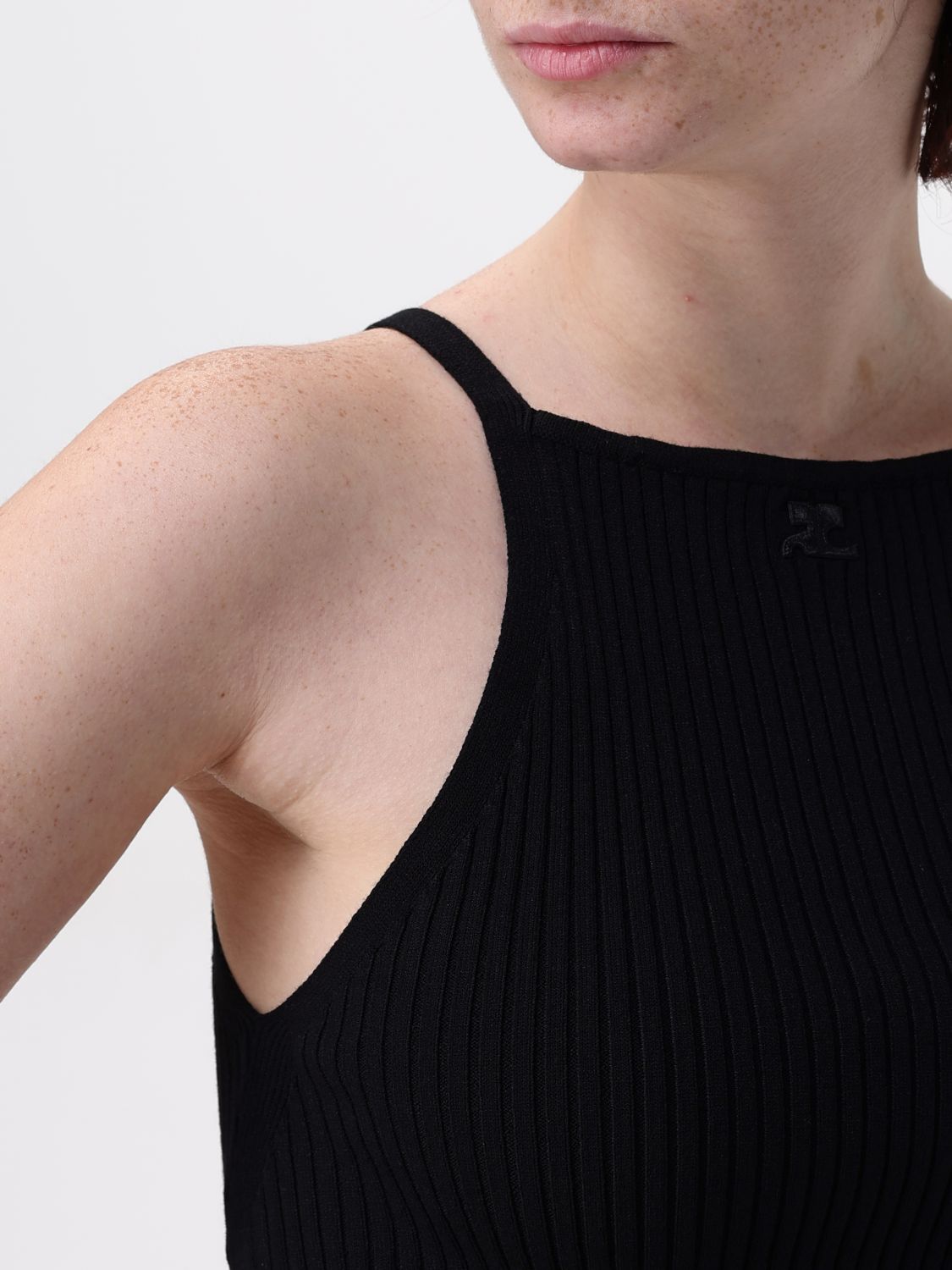 Top COURRÈGES Woman color Black