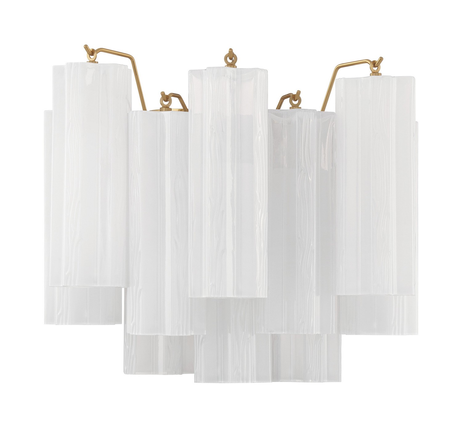 Addis 2-Light Wall Mount in Aged Bra