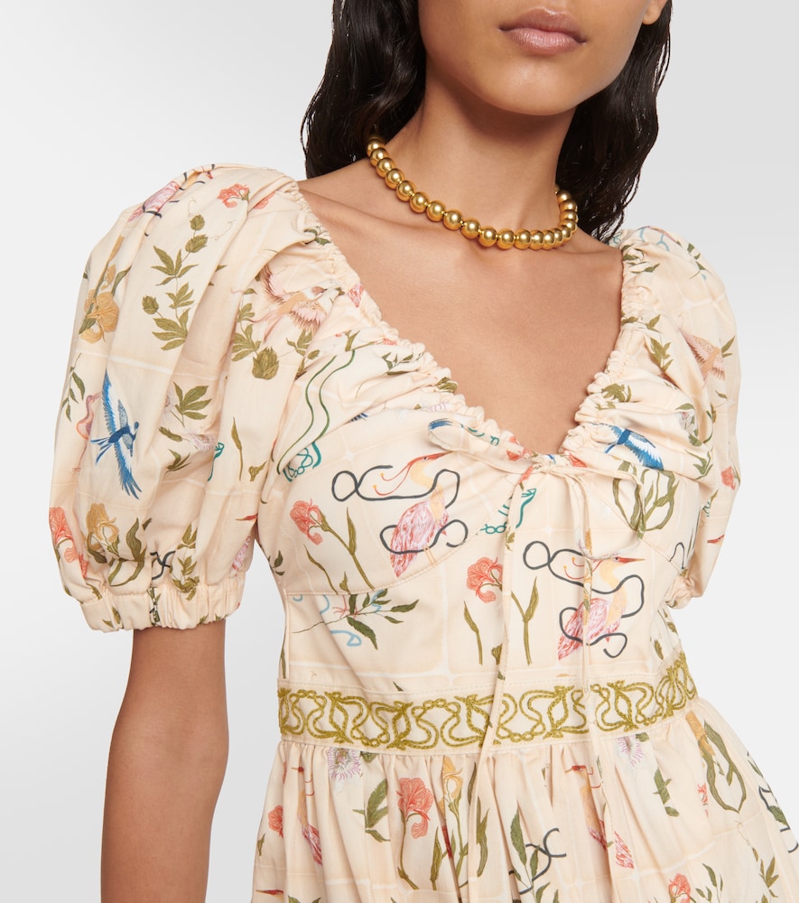 Manzanilla Paraíso embroidered minidress