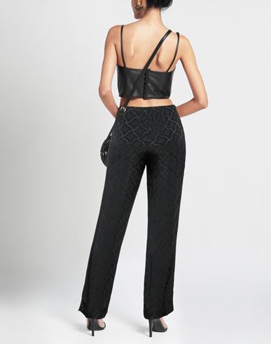 Aglini Woman Pants Black Size 4 Acetate, Silk