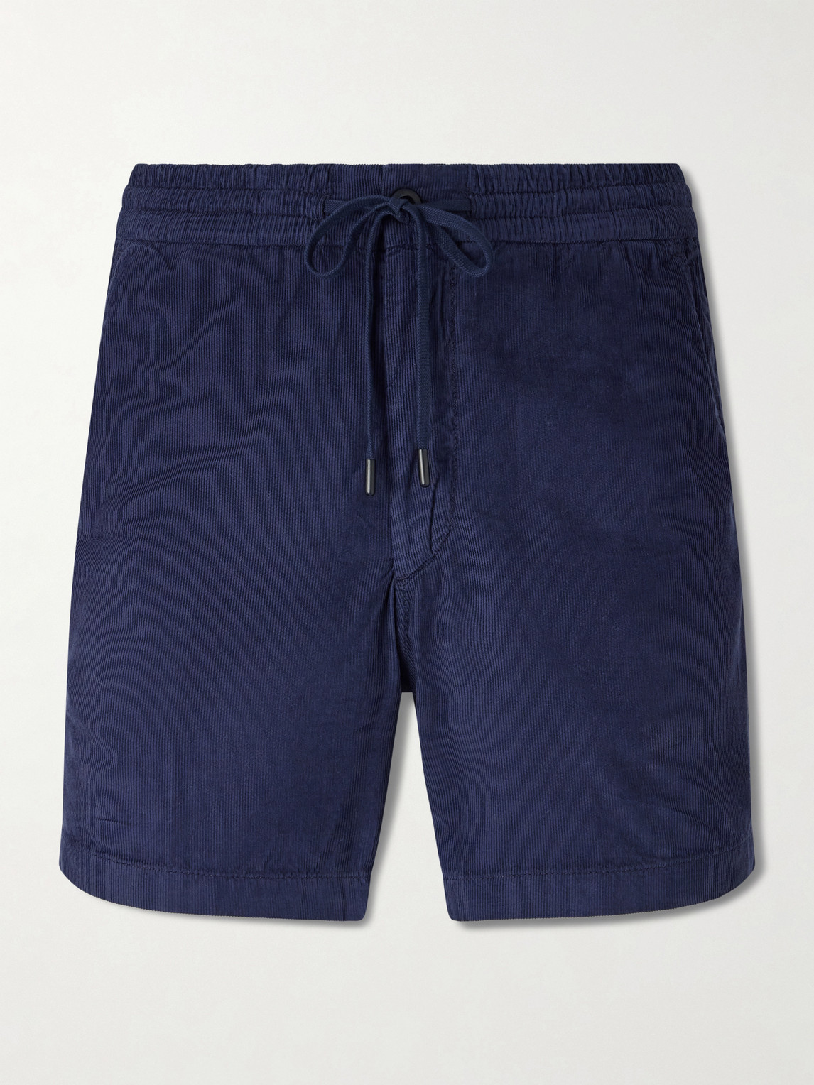 Straight-Leg Cotton-Corduroy Drawstring Shorts