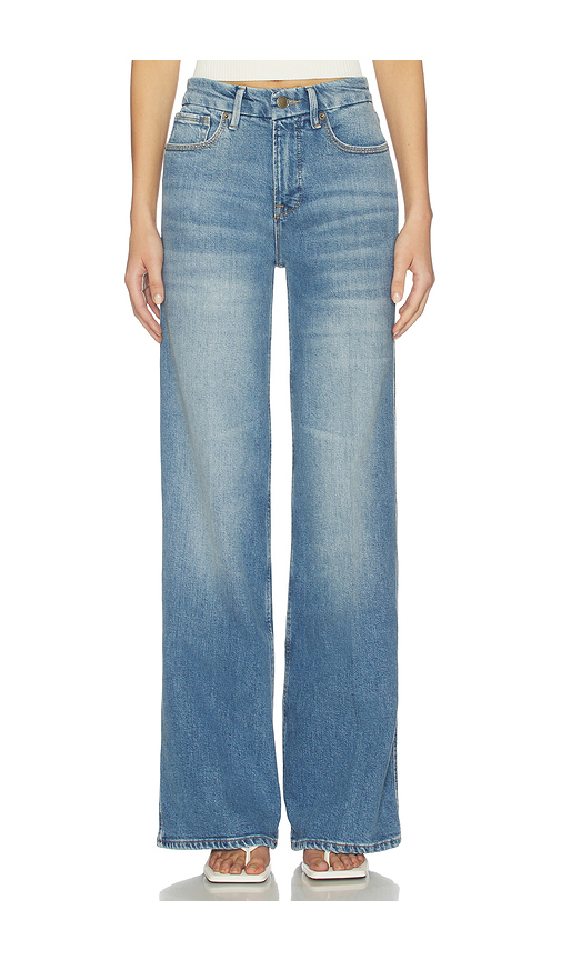 Good American Good Skate Wide Jeans in Blue. - 4 also , 2, 10, 12, 18, 20
