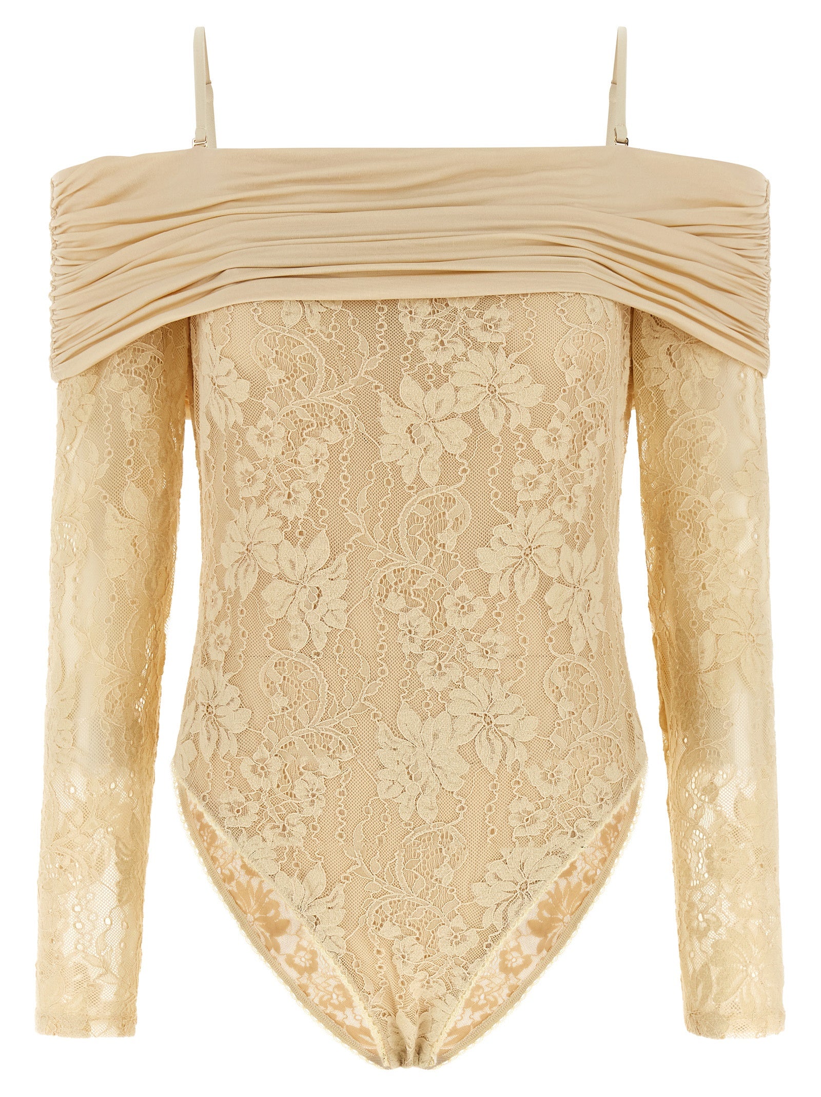 Rebellion Bodysuit — Beige