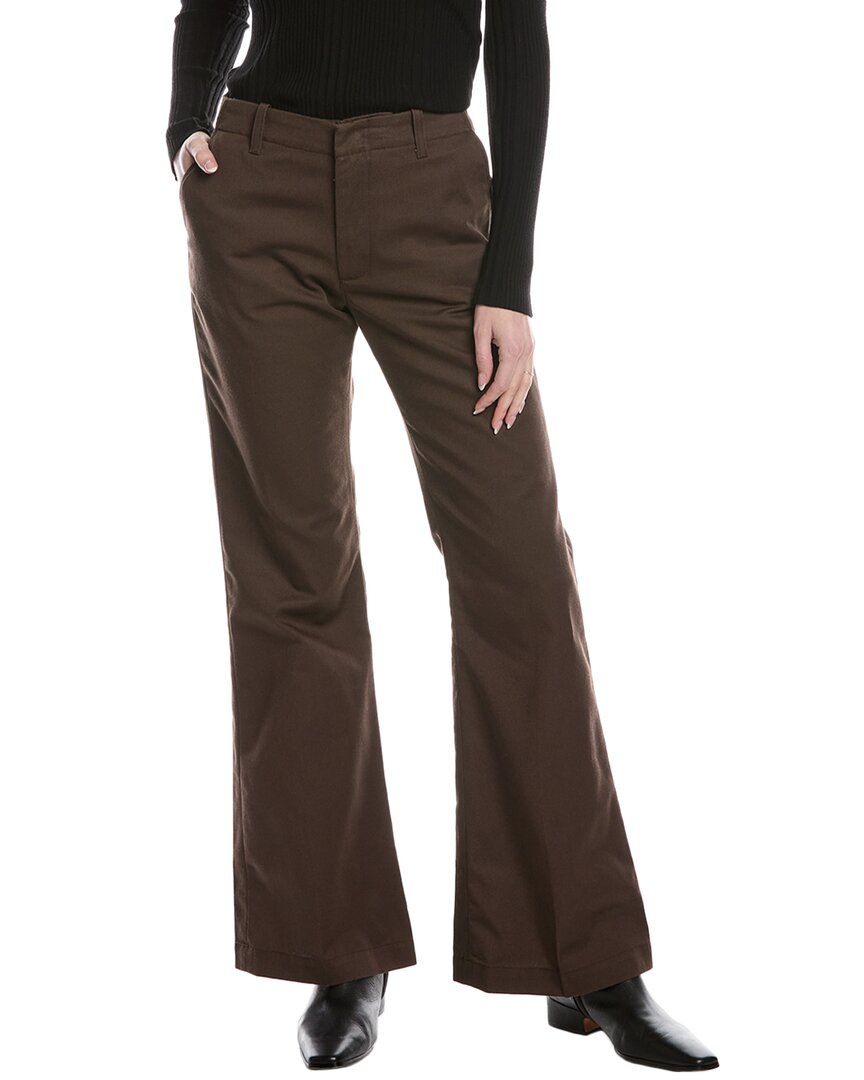 Mid-Rise Flared Trouser Chocolate Jean