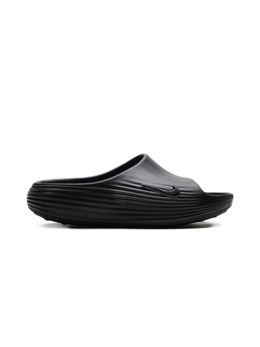 Nike ReactX Rejuven8 "Triple Black" slides