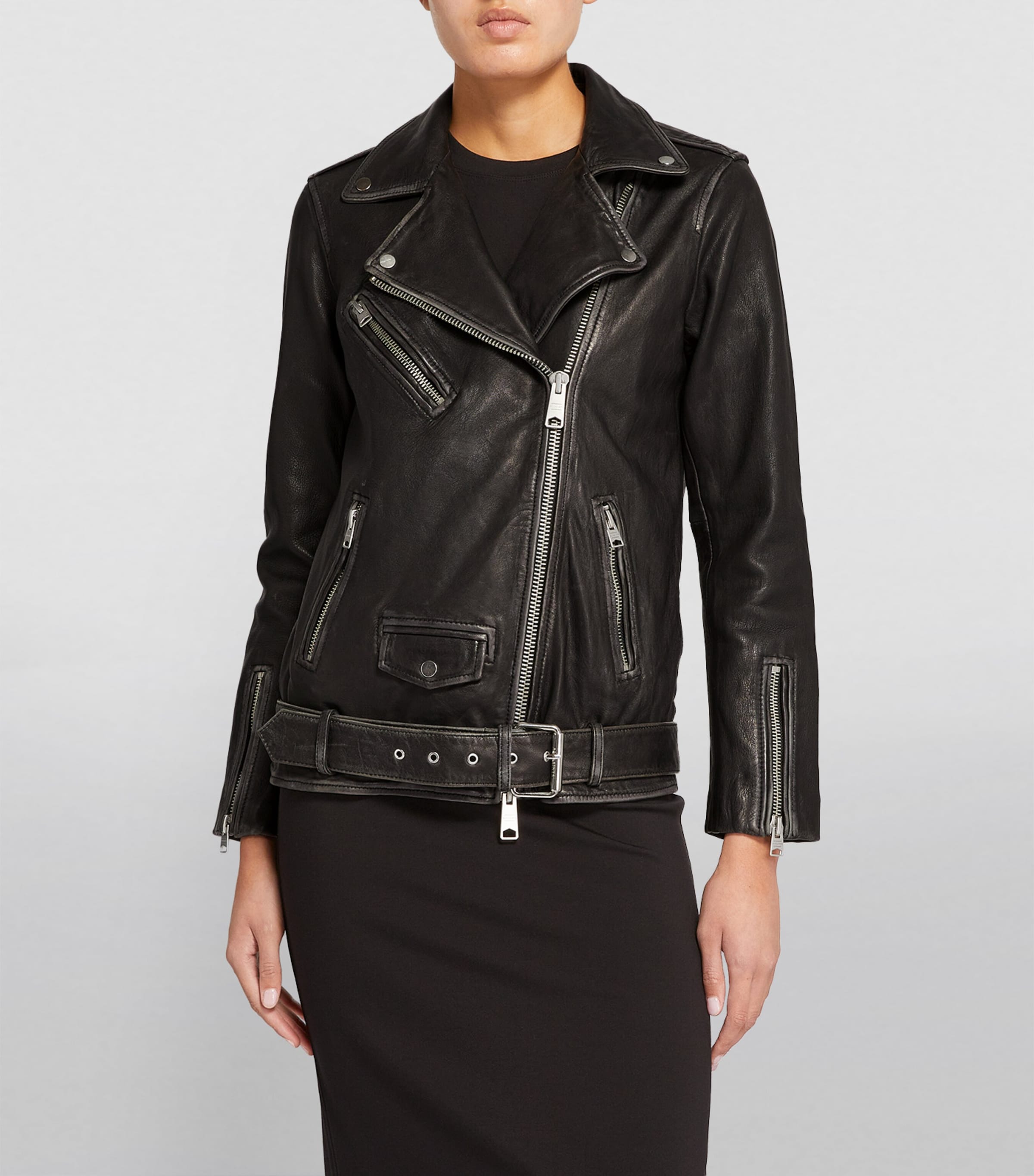 Leather Billie Biker Jacket