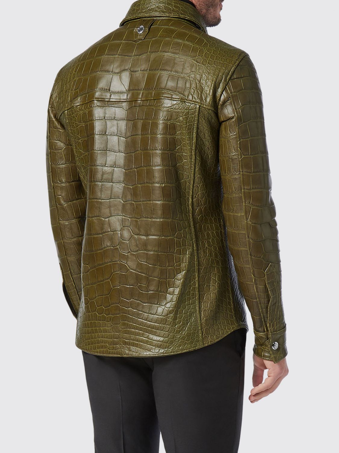 Shirt Men color Green
