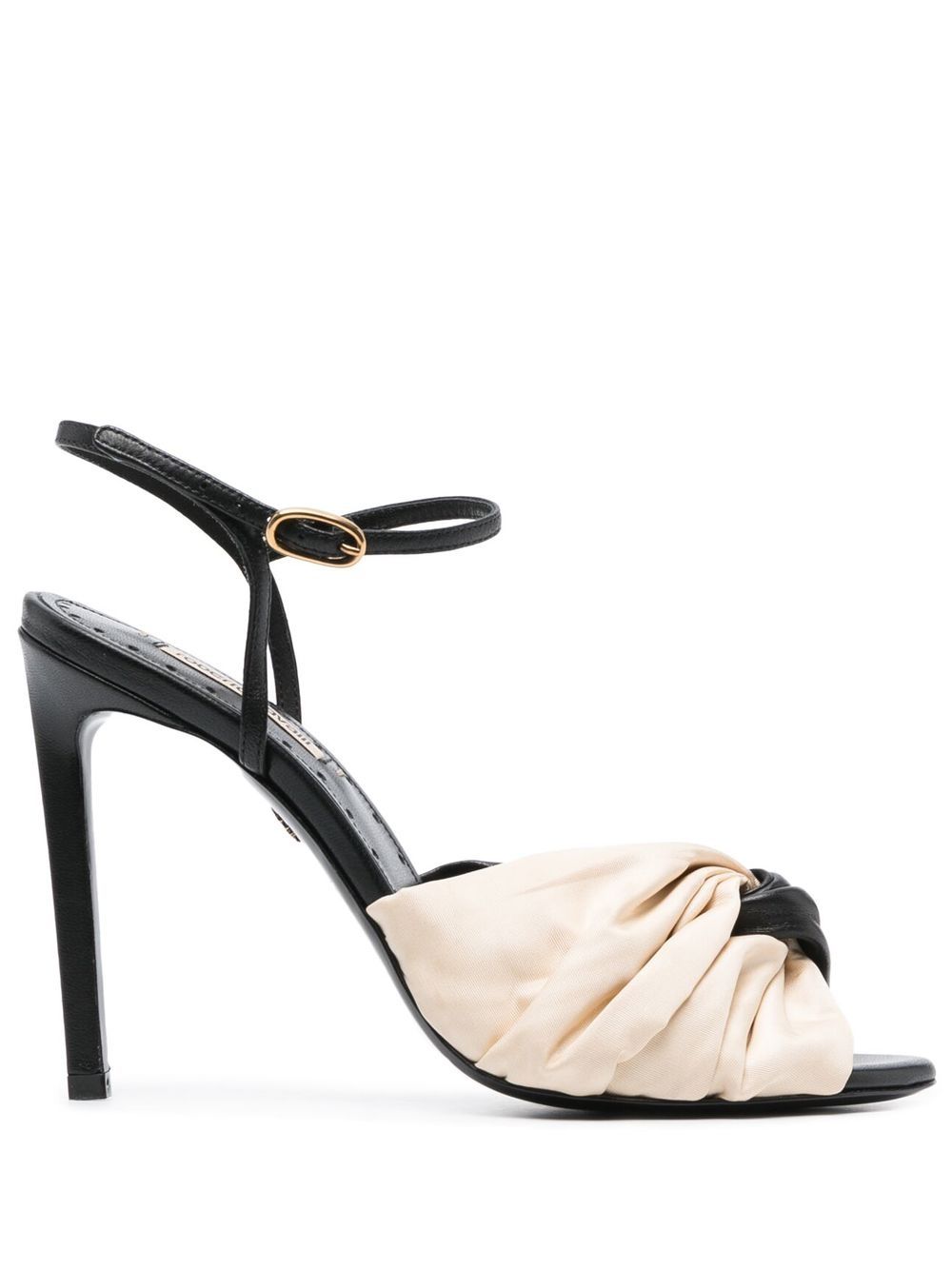 Knot-detail stiletto heels - Neutrals