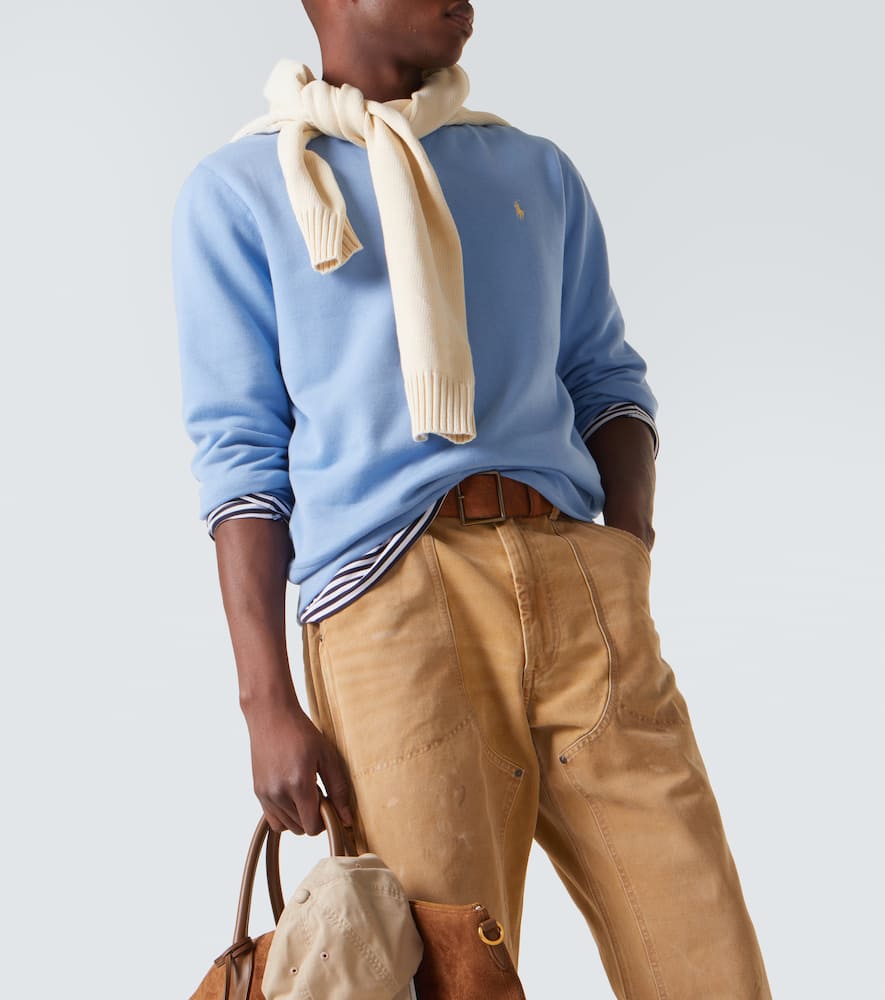 Cotton-blend sweatshirt