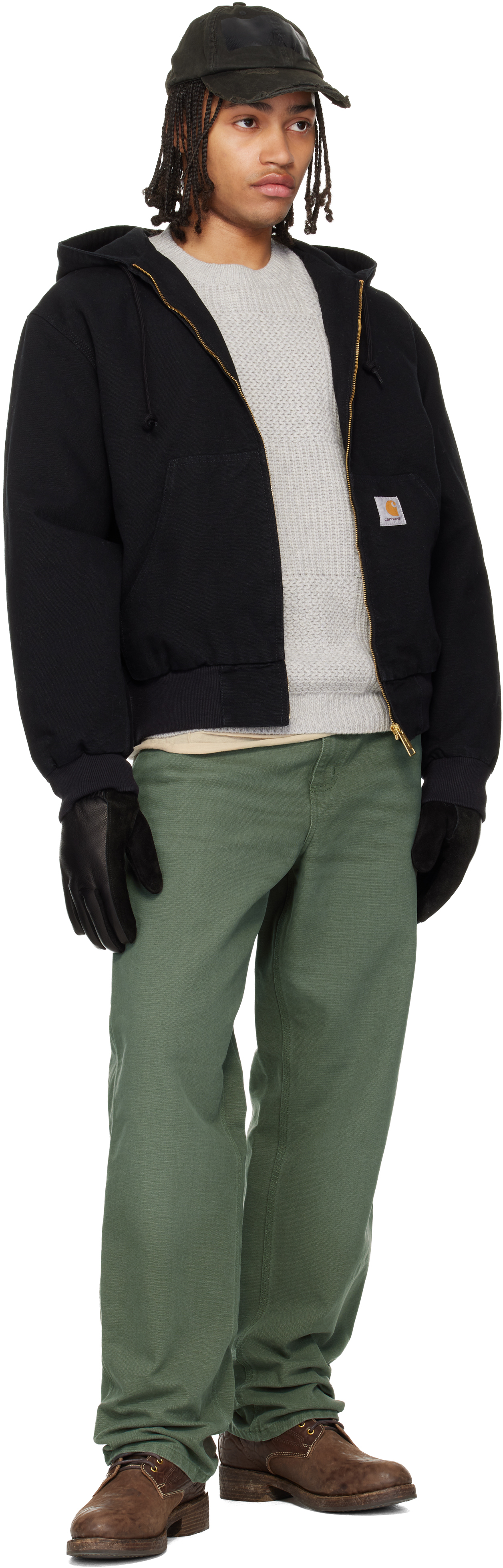 Khaki Single Knee Trousers