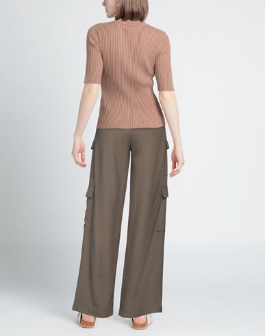 Woman Pants Military green Size 2 Viscose, Polyester
