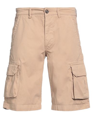 Man Shorts & Bermuda Shorts Sand Size 26 Cotton