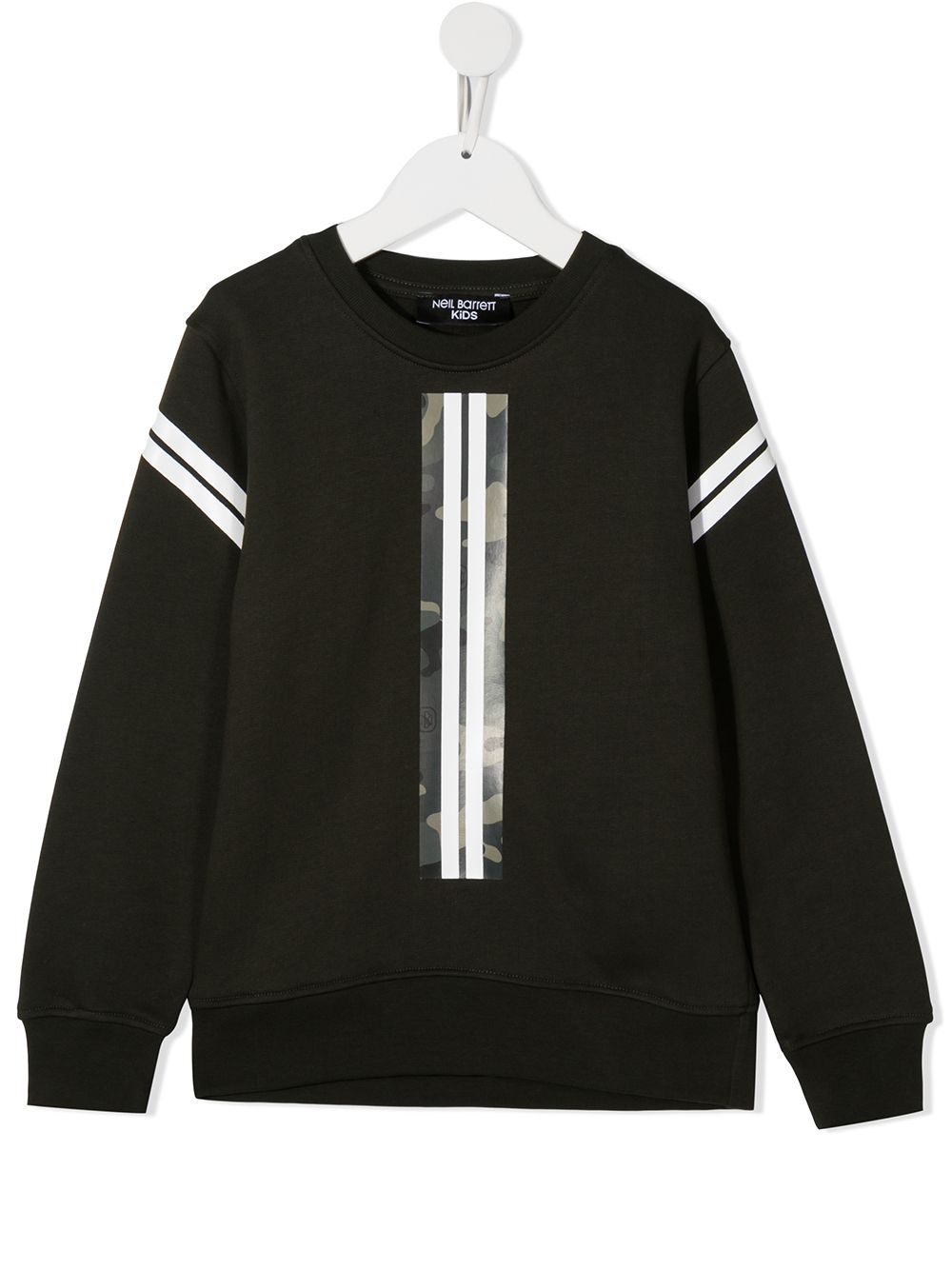 Camouflage tape cotton sweatshirt - Green