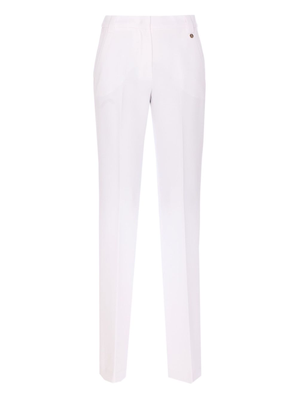 LIU JO logo-charm trousers - White