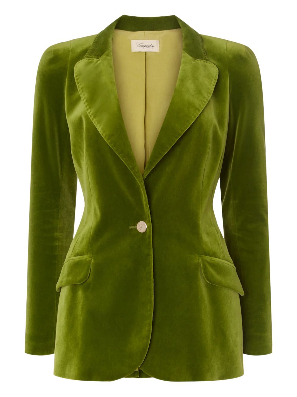 Clove velvet blazer - Black