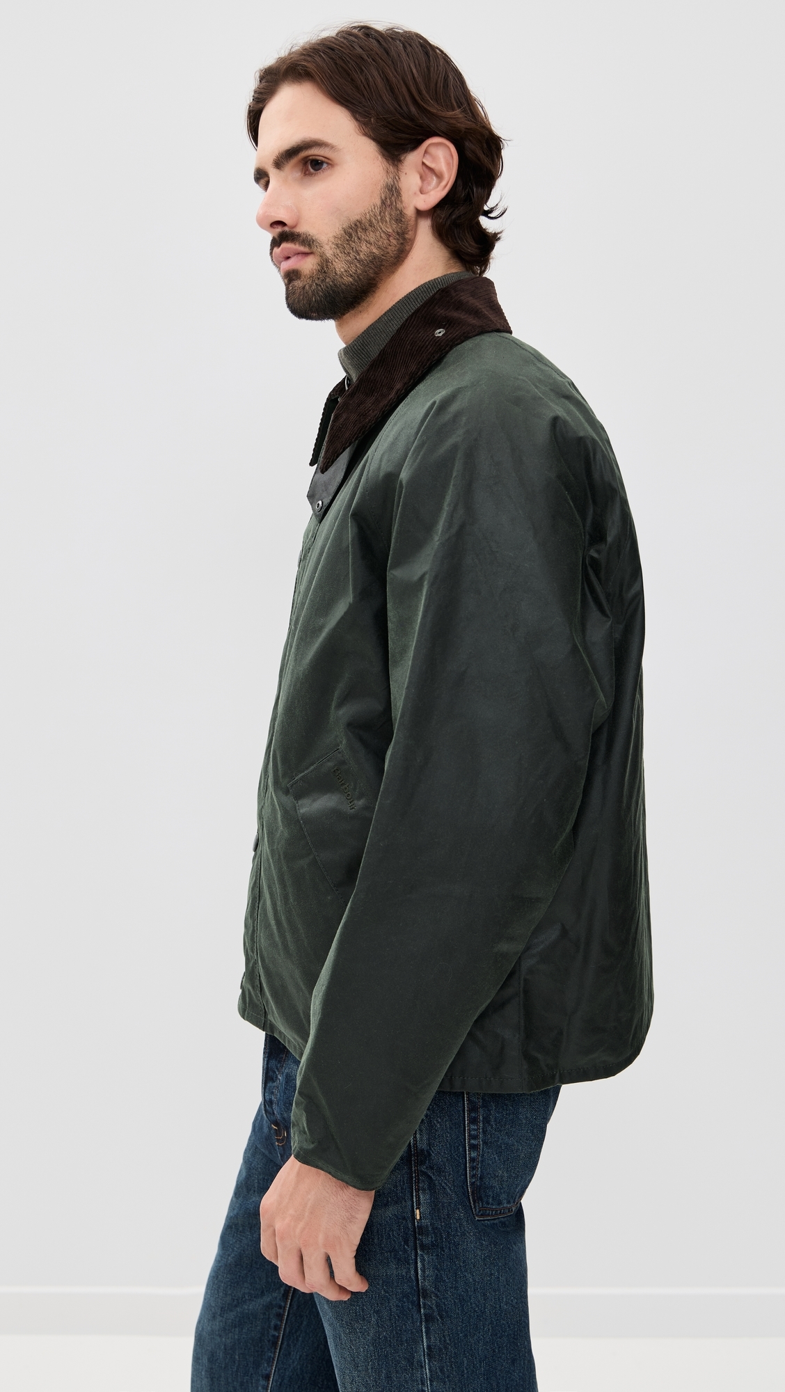 OS Transport Wax Jacket Sage