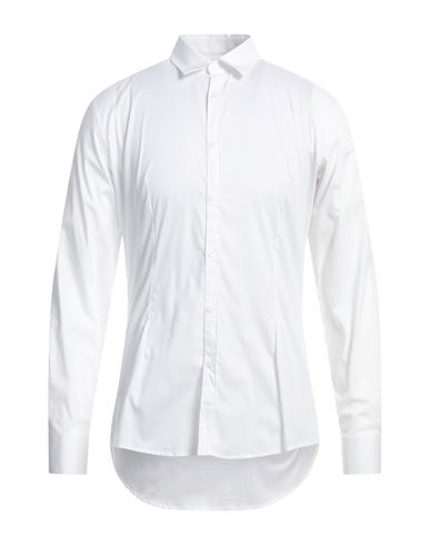 Man Shirt White Size 17 ½ Cotton, Elastane