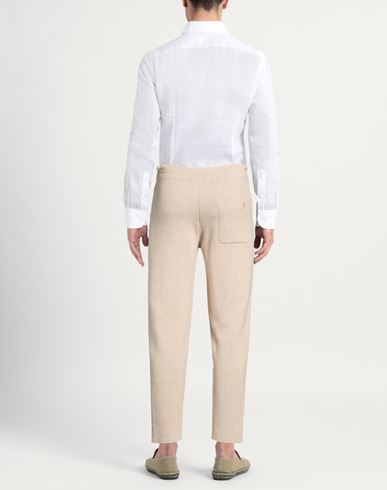 Man Pants Beige Size L Viscose, Polyamide, Wool, Cashmere