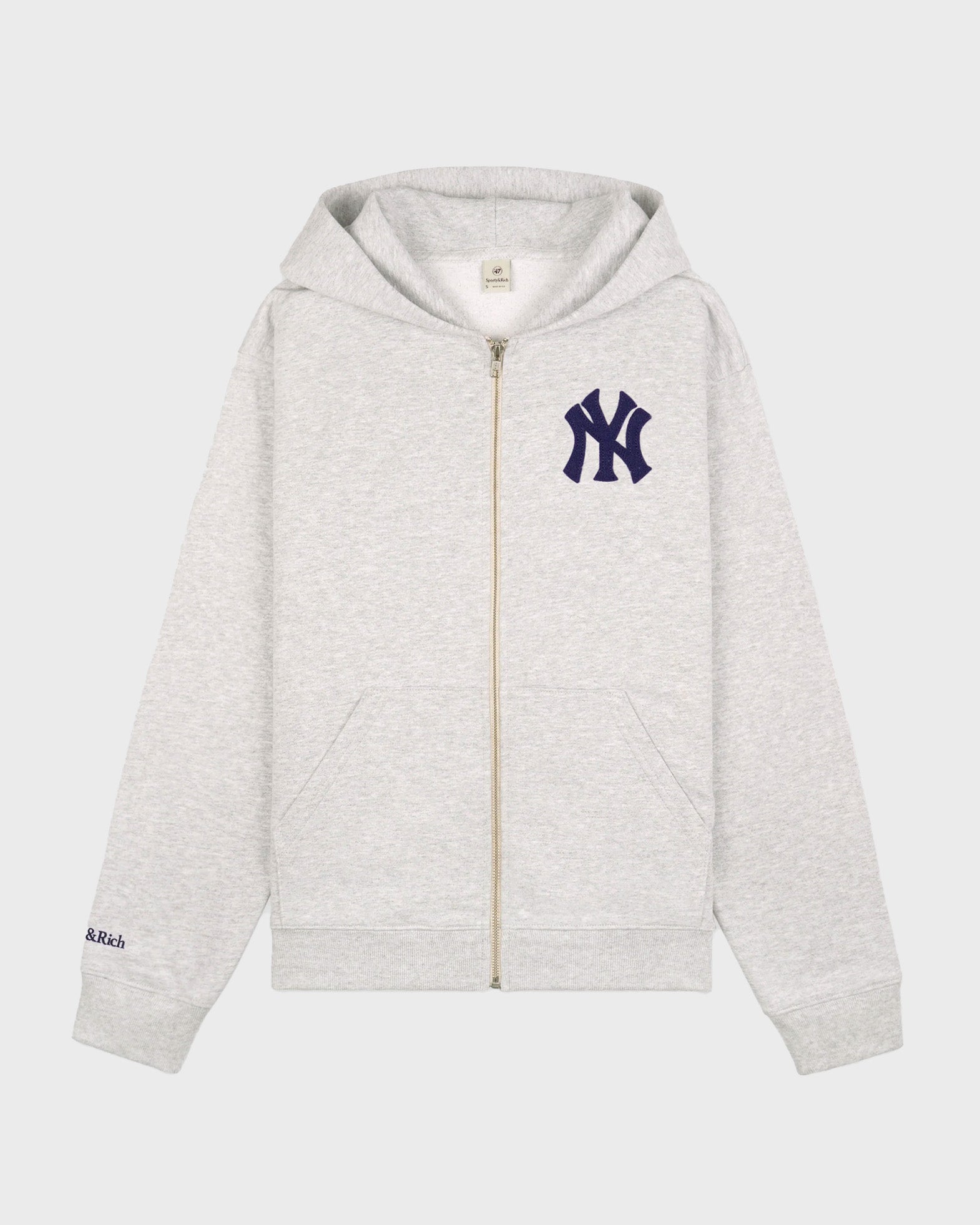 Sporty & Rich Hoodie Heritage Yankees Grey