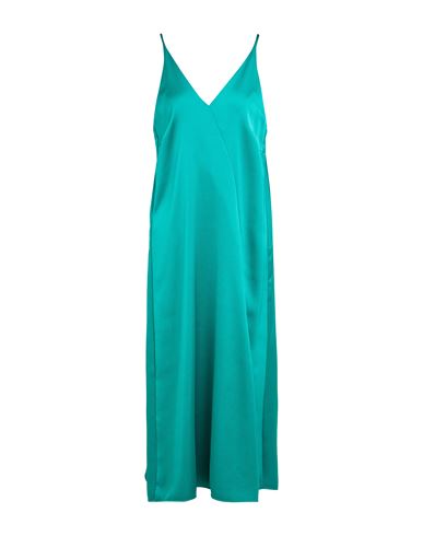 Seventy Venezia Woman Midi dress Emerald green Size 6 Polyester