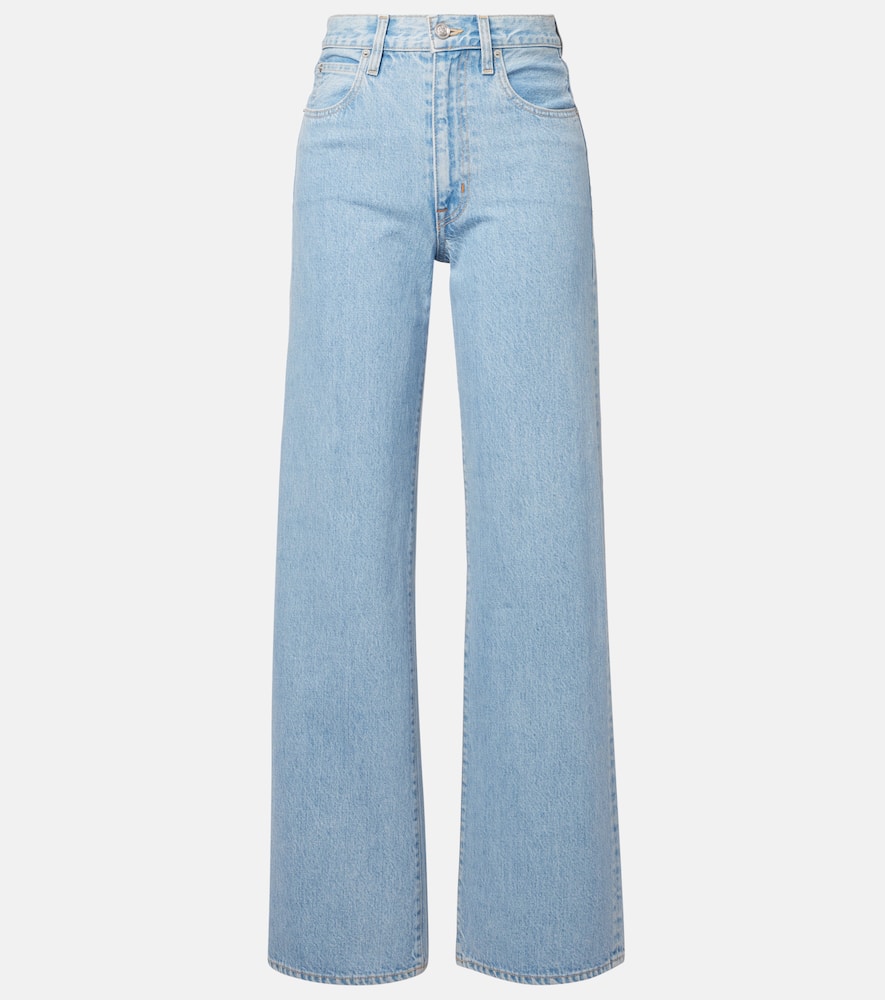 Grace high-rise wide-leg jeans