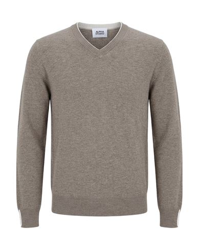 Man Sweater Grey Size 36 Geelong Wool