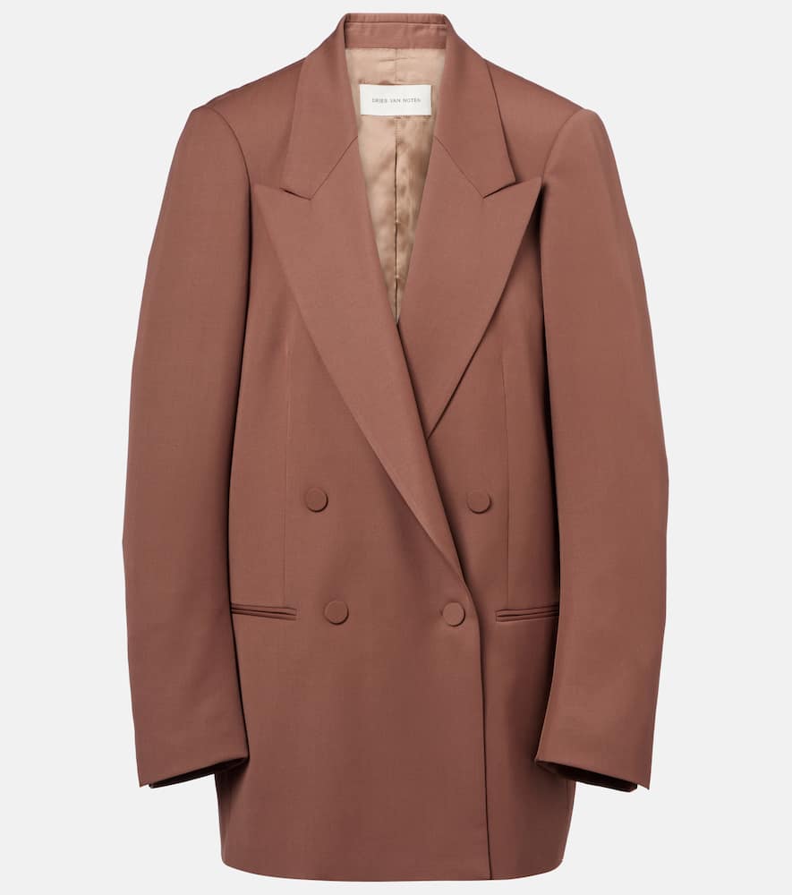 Oversized wool blazer