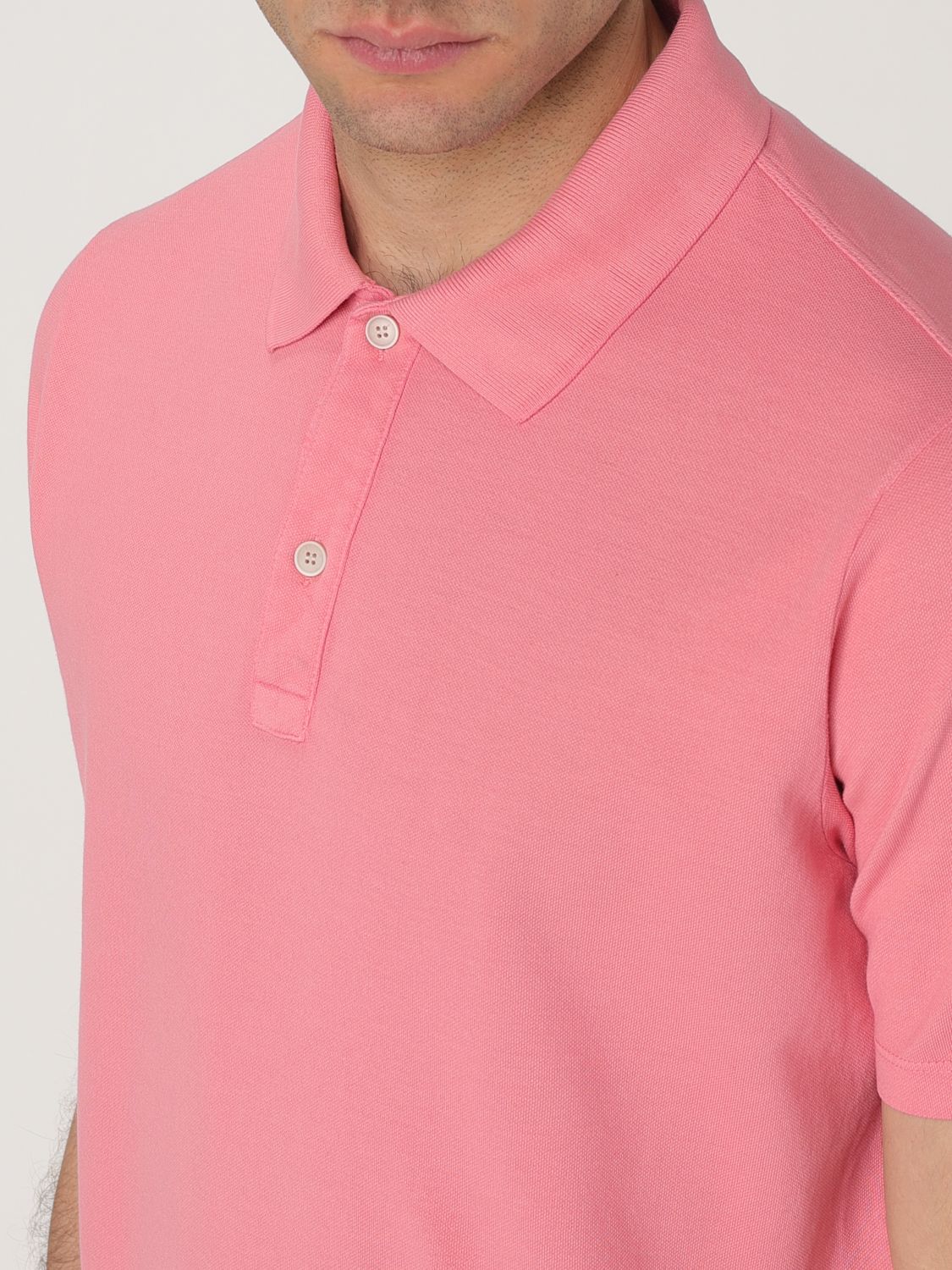 Polo Shirt Men color Pink