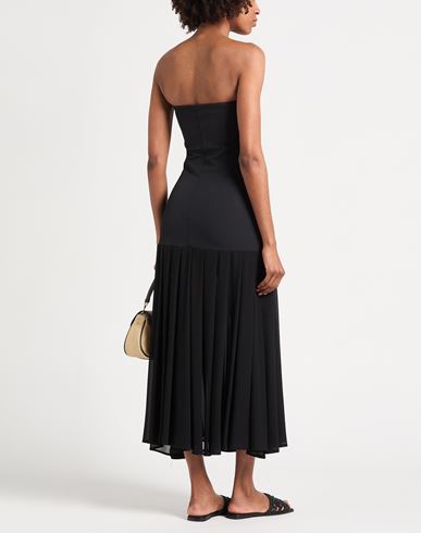 Woman Midi dress Black Size 6 Polyester, Elastane