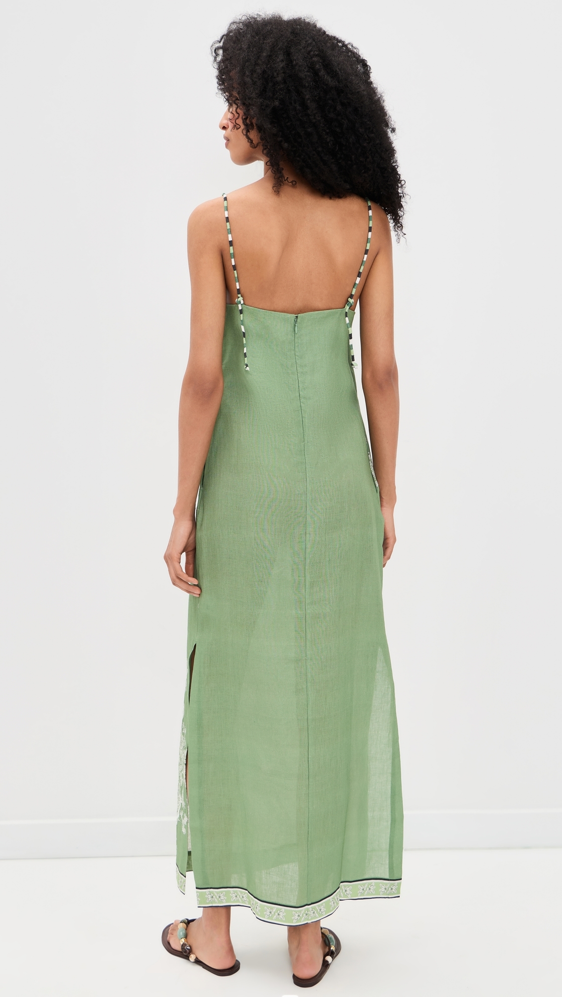 Botanical Maxi Dress Green
