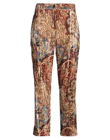 Woman Pants Mustard Size M Polyester