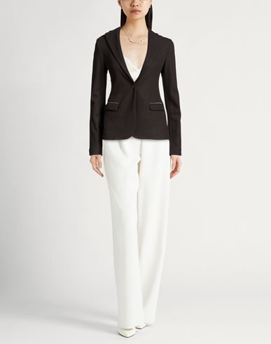 Woman Blazer Lead Size 2 Wool, Polyamide