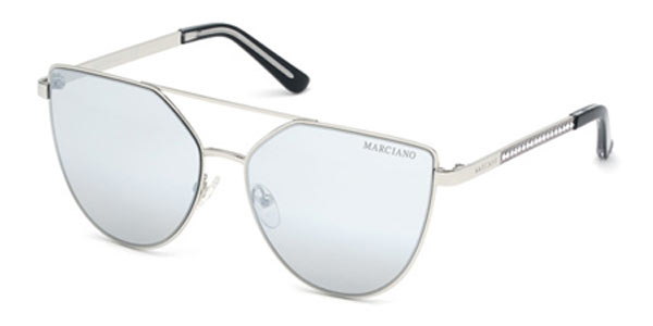 Guess GM0778 10C Women's Sunglasses Silver Size 59
