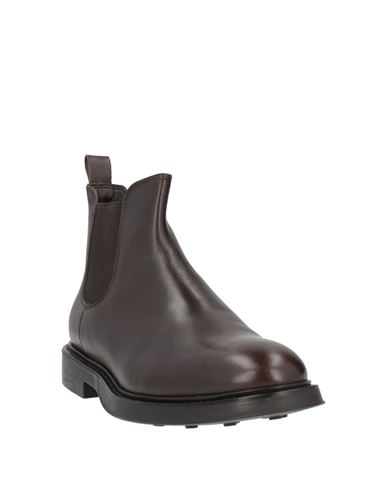 Man Ankle boots Dark brown Size 9 Leather