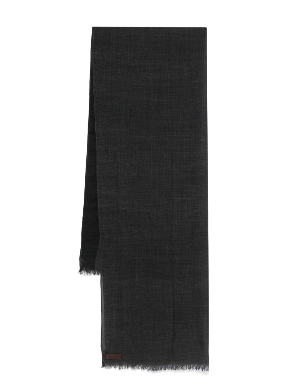 Semi-sheer scarf - Grey