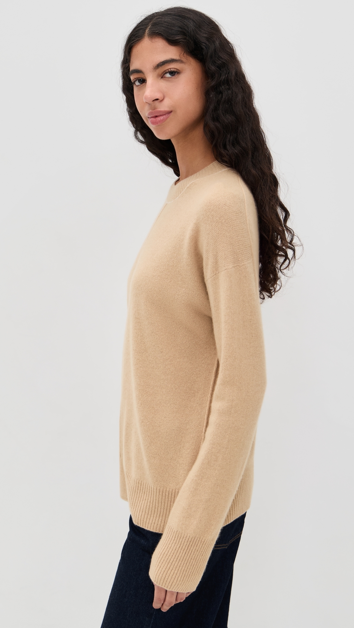 Crew Neck Sweater Fawn