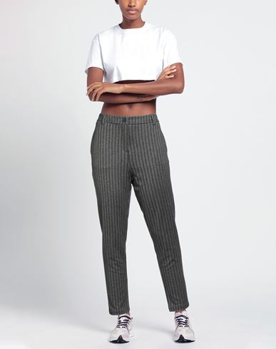 Woman Pants Grey Size 0 Viscose, Polyester, Recycled polyester, Elastane