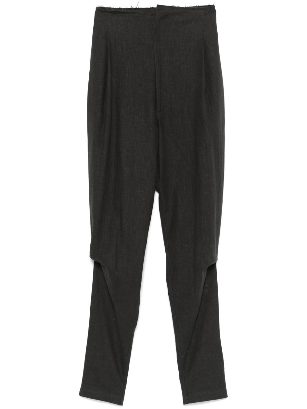 Crepe trousers - Grey