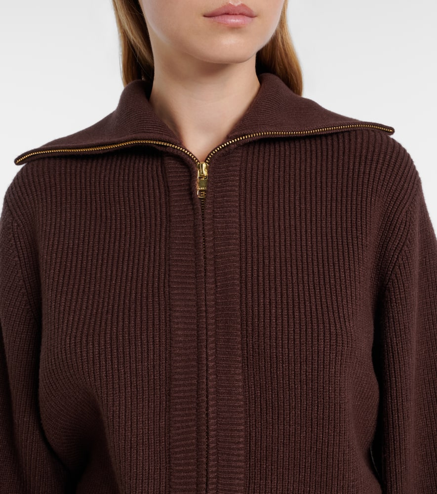 Enrico zip-up cardigan