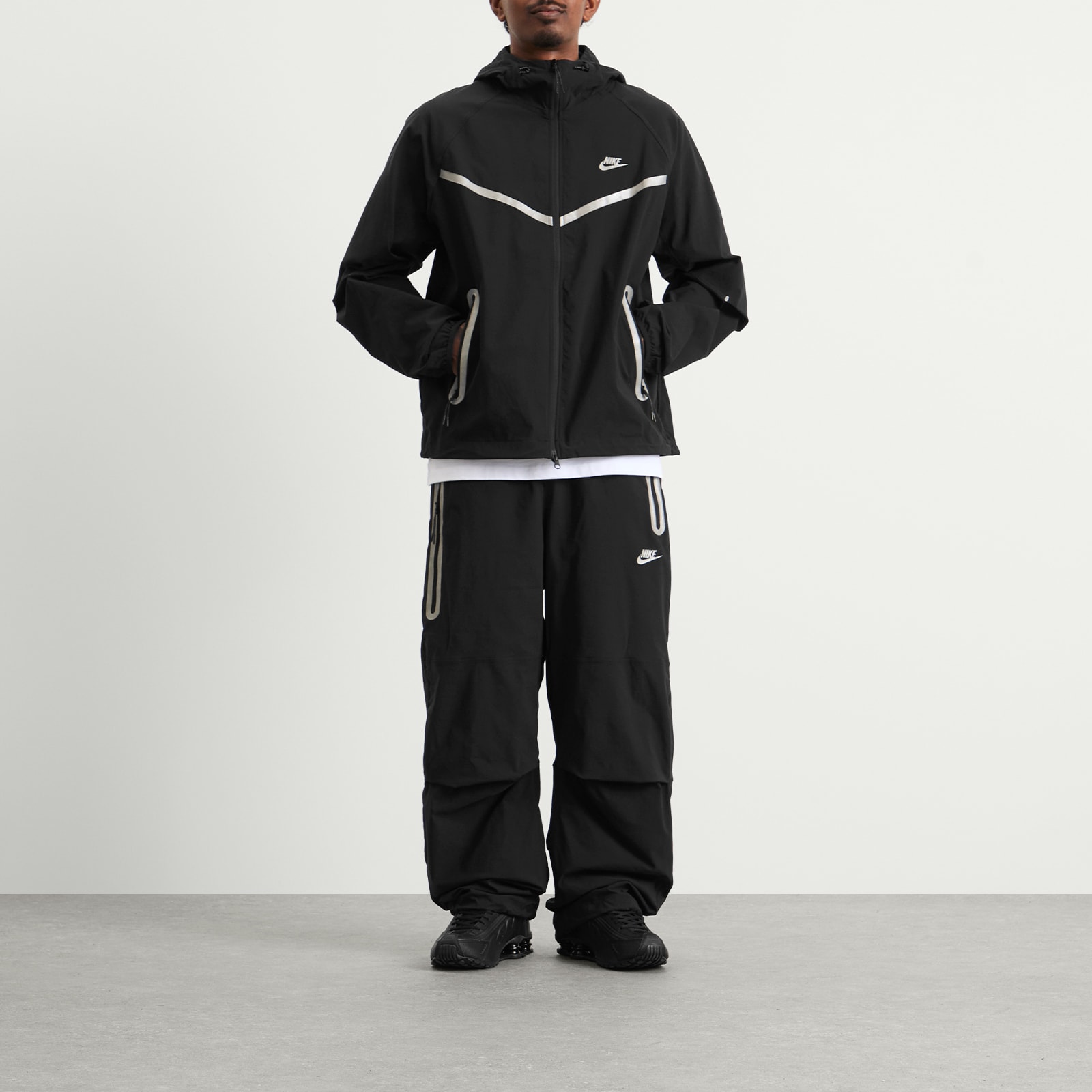 Men's Tech Woven Track Top Black