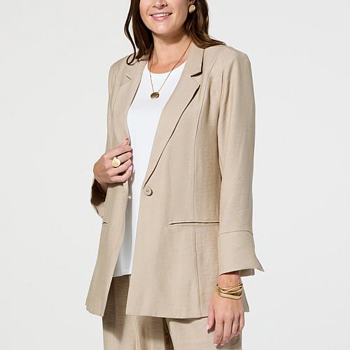 WynneLayers Sedona A-Line Jacket - Tan