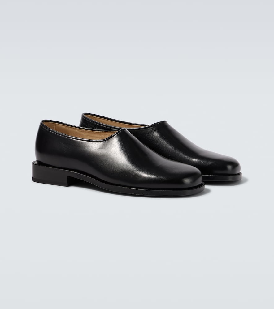 Lemaire Anatomic leather slip-on loafers