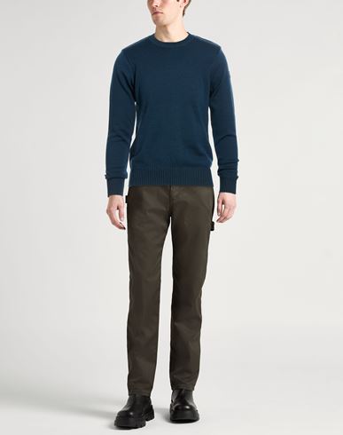 Man Sweater Navy Size M Virgin Wool